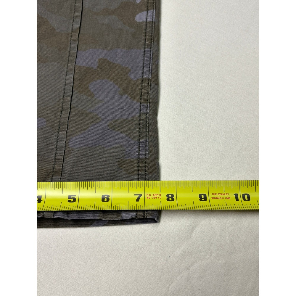 Anthropologie The Wanderer Camo Wide Leg Utility Pants Green Grey Womens 31X27 - Picture 11 of 11